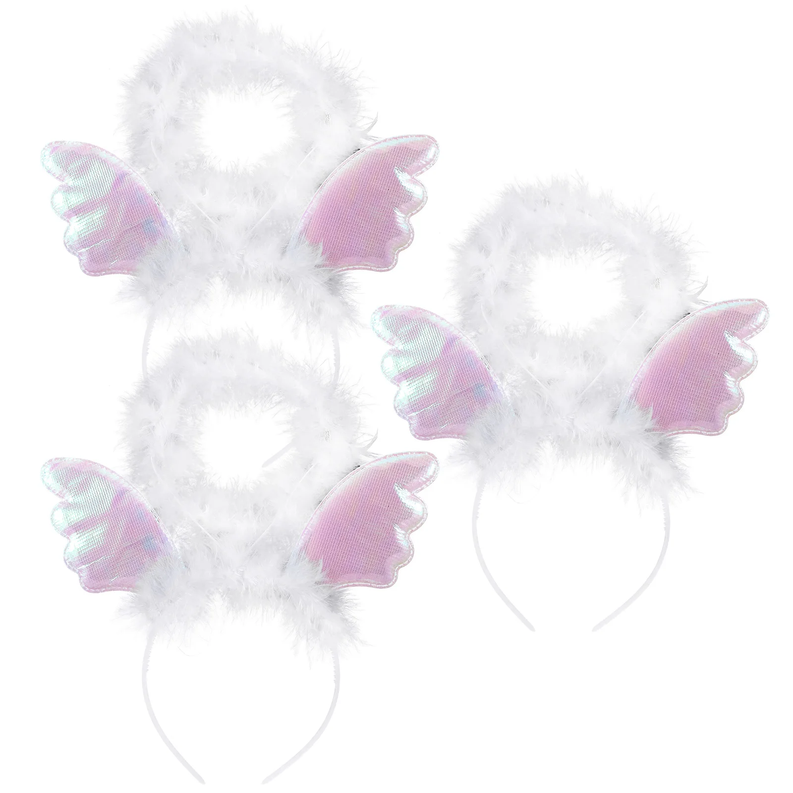 3pcs Angel Headband Girls White Hair Accessories Women Party Costume Fairy Headdress Wedding Dance Photoshoot Prom Hairbands
3pcs Angel Headband Girls White Hair Accessories Women Party Costume Fairy Headdress Wedding Dance Photoshoot Prom Hairbands