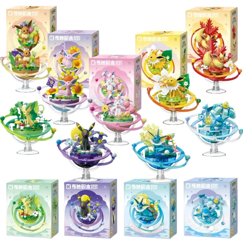 Keeppley Original Pokémon Building Blocks Eevee Evolution Family Planet Series Educational Toys Desktop Assembly Model Doll Toys
Keeppley Original Pokémon Building Blocks Eevee Evolution Family Planet Series Educational Toys Desktop Assembly Model Doll Toys
