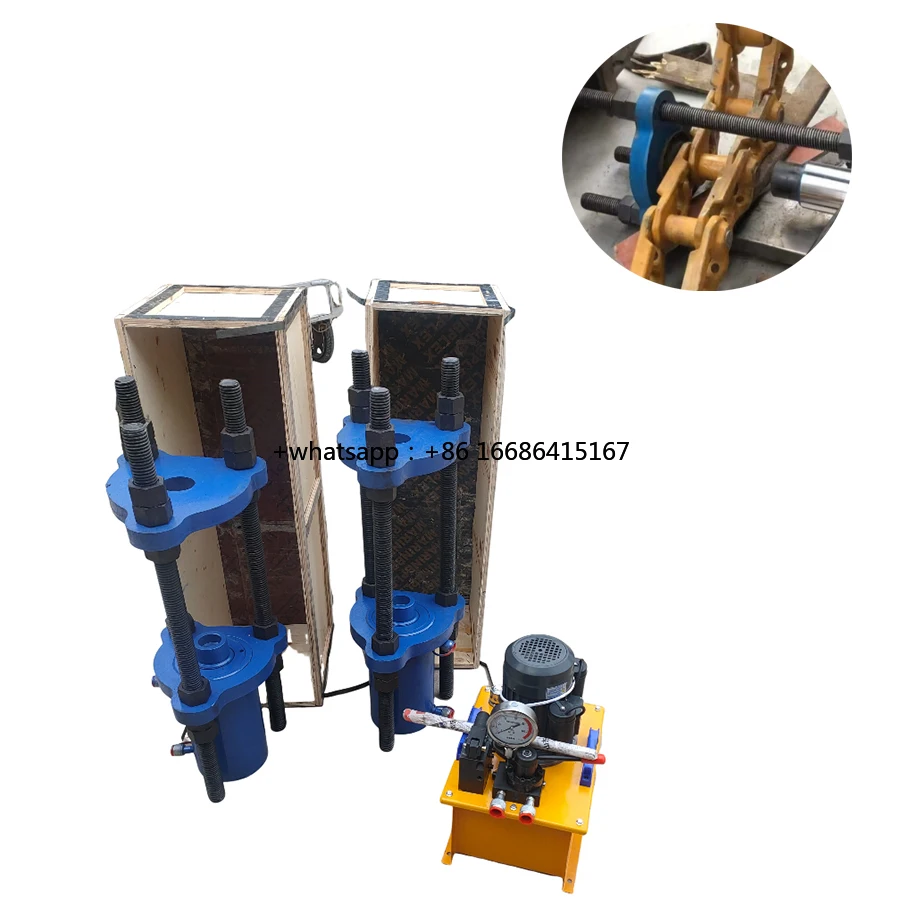 120 Tons Track Pin Removal Machine 220V Excavator Track Pin Removal Machine Multifunctional Repair Equipment Chain Presses
120 Tons Track Pin Removal Machine 220V Excavator Track Pin Removal Machine Multifunctional Repair Equipment Chain Presses