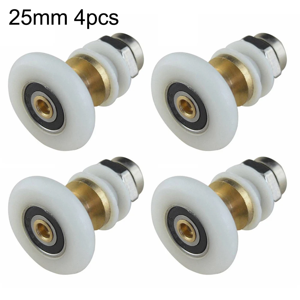 Four Shower Door Rollers with Adjustable Eccentric Wheels for Alignment and Noise Reduction in Sliding Shower Doors
Four Shower Door Rollers with Adjustable Eccentric Wheels for Alignment and Noise Reduction in Sliding Shower Doors