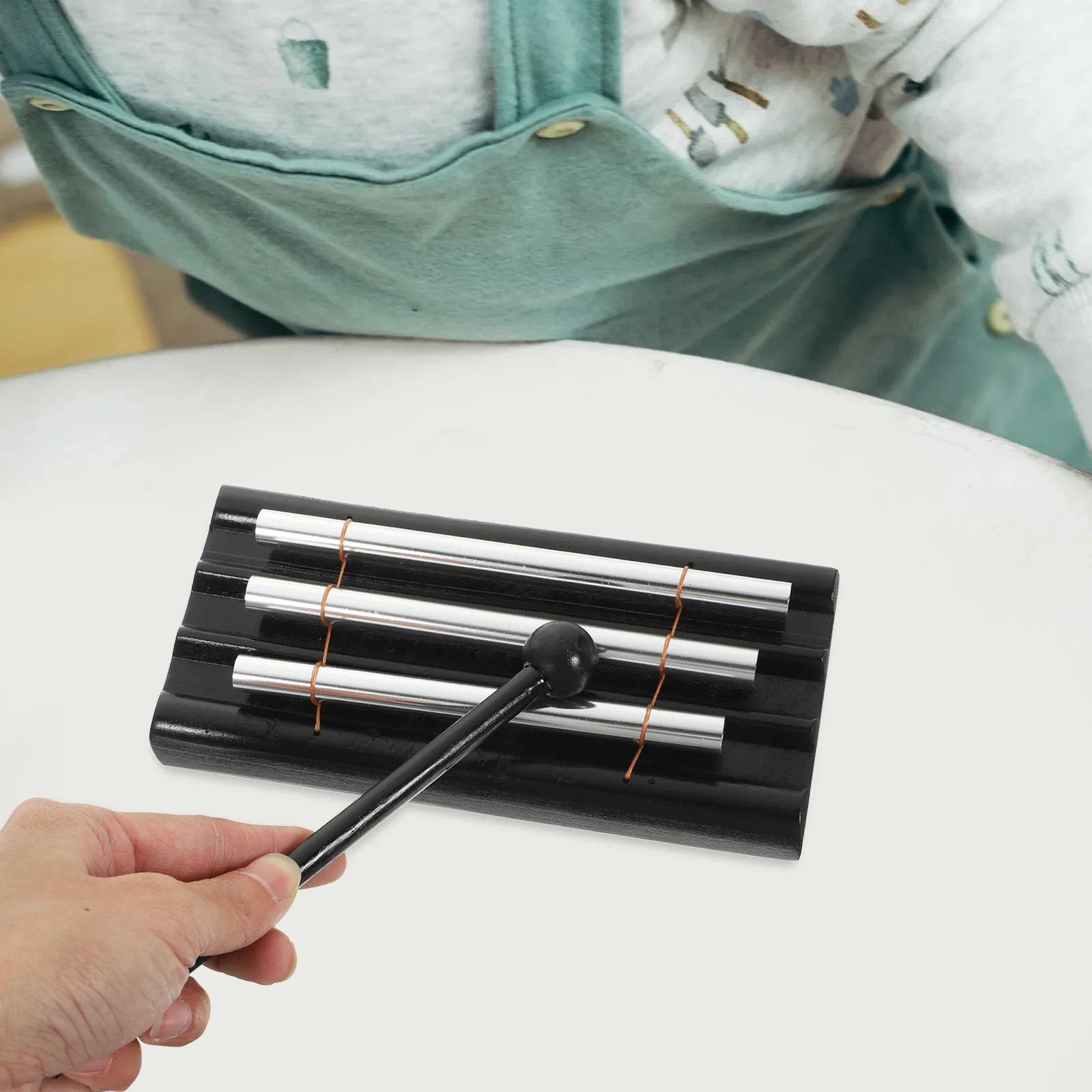 Musical Chime Chimes Percussion Instrument with Mallet Hand Instruments Desktop
Musical Chime Chimes Percussion Instrument with Mallet Hand Instruments Desktop