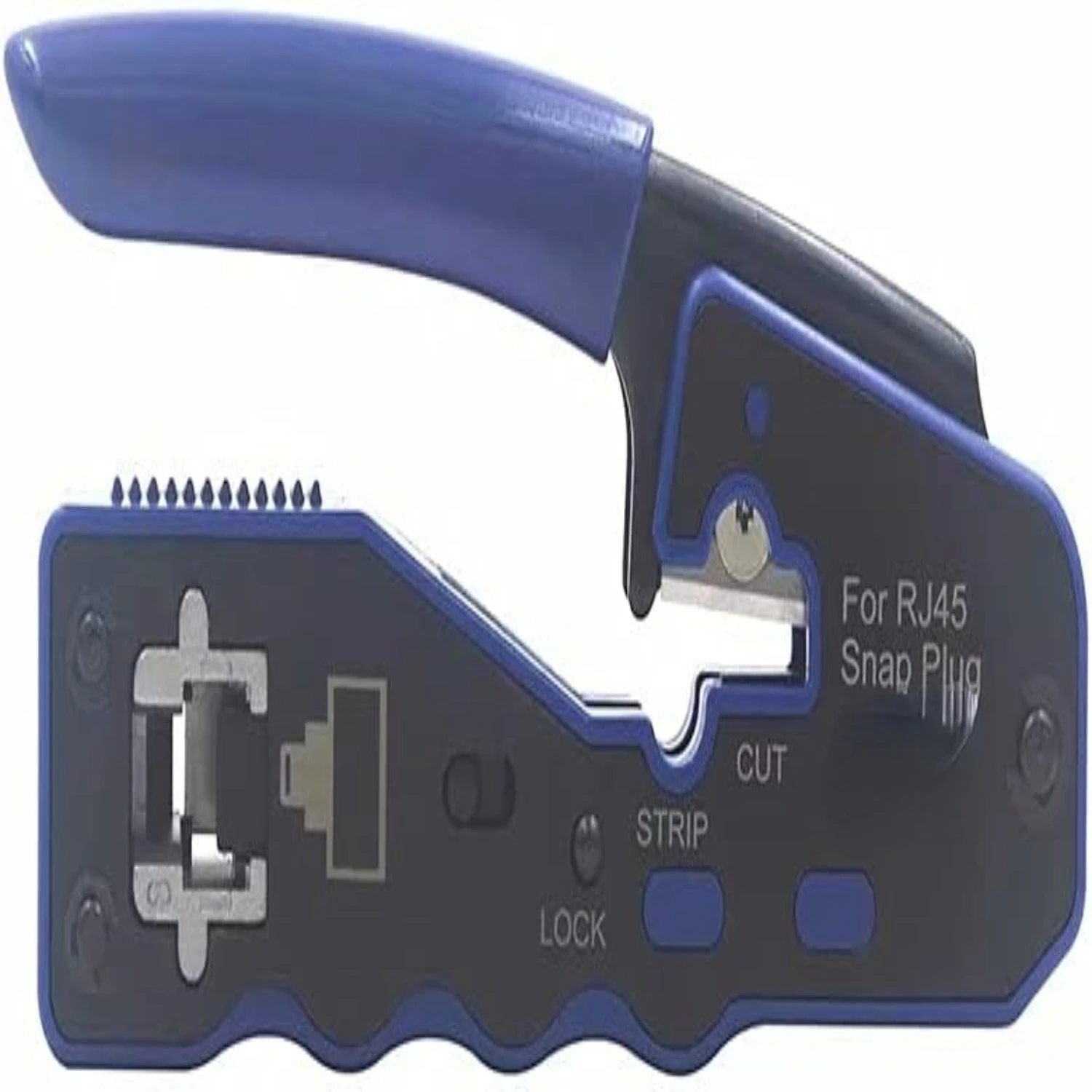 High-Quality Efficient Pass-Through VCE RJ45 Crimp Tool with Replacement Blade - Ideal for Cat6a Cat6 Cat5e Cat5 Connectors, Pas
High-Quality Efficient Pass-Through VCE RJ45 Crimp Tool with Replacement Blade - Ideal for Cat6a Cat6 Cat5e Cat5 Connectors, Pas