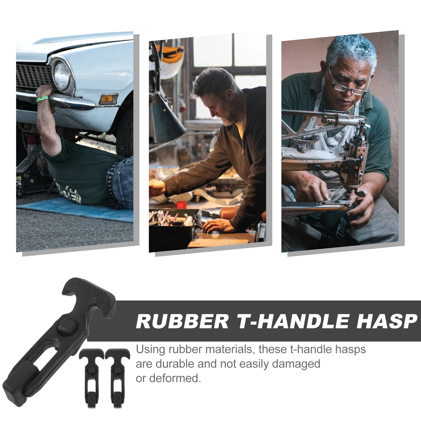 Heavy Duty Rubber T-Handle Hasp Shockproof Belt Buckle Lock Flexible Draw Latch for Toolbox Cooler Machine Hood Durable Elastic
Heavy Duty Rubber T-Handle Hasp Shockproof Belt Buckle Lock Flexible Draw Latch for Toolbox Cooler Machine Hood Durable Elastic