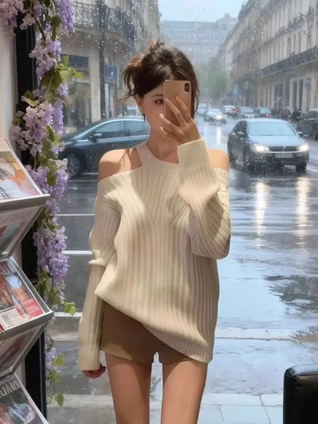 Корейский свободный вязаный свитер, женский оulder Bared Nine Long Sve, повседневный топ, осень-зима, модный тренд
Корейский свободный вязаный свитер, женский оulder Bared Nine Long Sve, повседневный топ, осень-зима, модный тренд