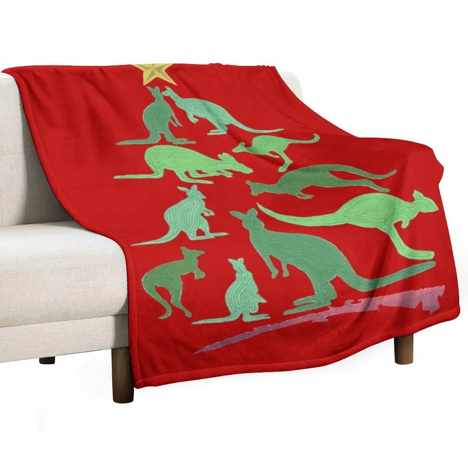 Kangaroo Christmas Throw Blanket Soft Beds For Sofa Thin Sofa Quilt Hairy Blankets
Kangaroo Christmas Throw Blanket Soft Beds For Sofa Thin Sofa Quilt Hairy Blankets