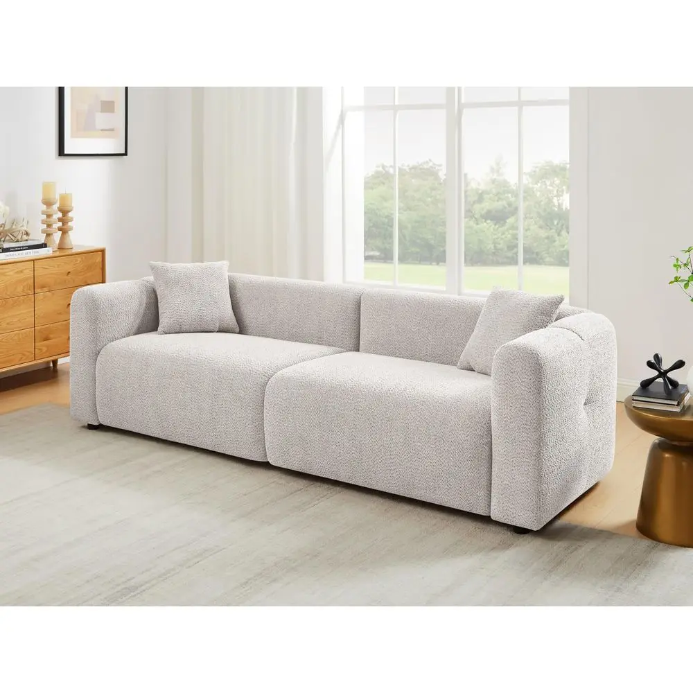 95 Cloud Couch, Comfy Deep Seat Boucle Cloud Sofa, Upholstered 3Seater Oversized Loveseat Sofa with 2 Pillows, Modern Sofa for
95 Cloud Couch, Comfy Deep Seat Boucle Cloud Sofa, Upholstered 3Seater Oversized Loveseat Sofa with 2 Pillows, Modern Sofa for