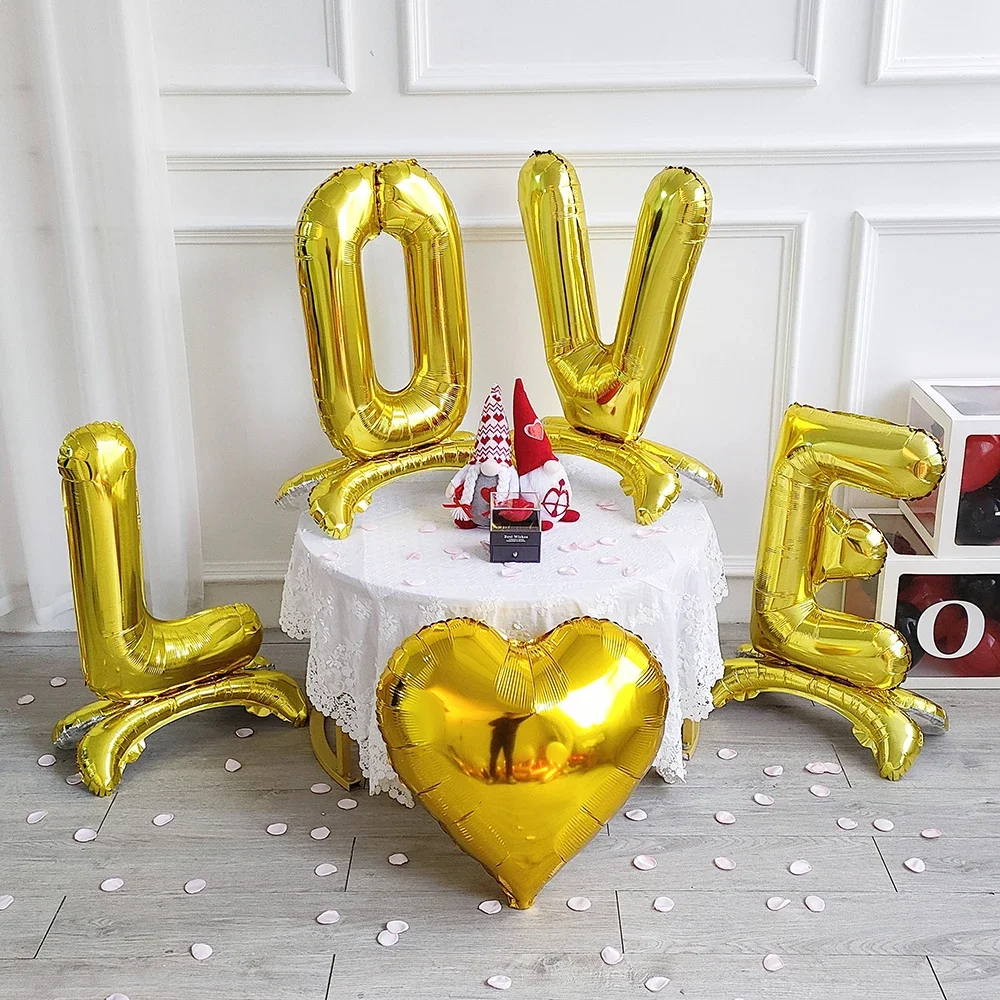 30inch Rose Gold Red LOVE Capital Letter Standing Aluminum Balloon Valentine's Day Anniversary Bridal Wedding Party Decoration
30inch Rose Gold Red LOVE Capital Letter Standing Aluminum Balloon Valentine's Day Anniversary Bridal Wedding Party Decoration