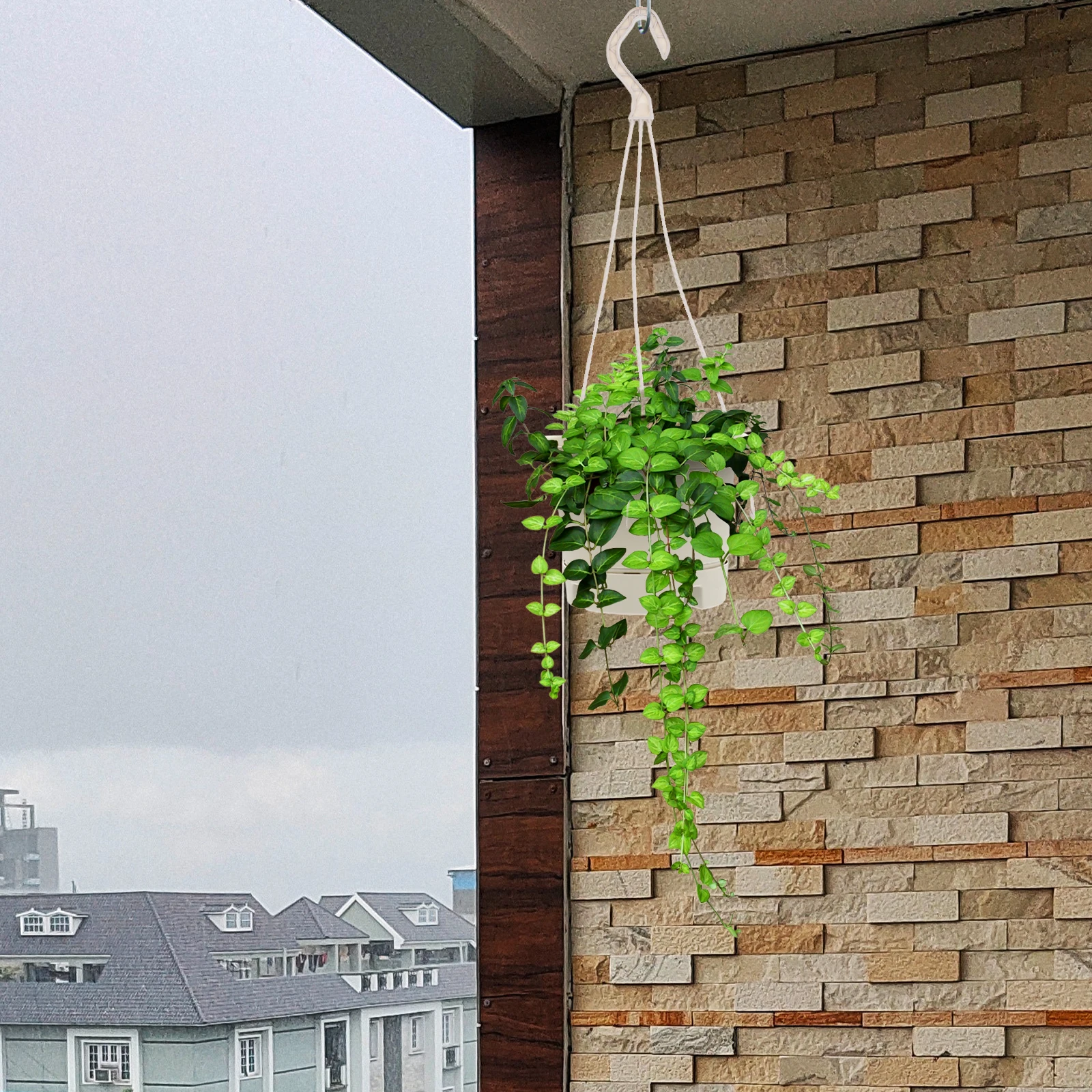 5 White Plastic Hanging Hooks for Flower Pots Durable Craftsmanship Load Bearing Plant Hangers Balcony Garden Use pots hanging
5 White Plastic Hanging Hooks for Flower Pots Durable Craftsmanship Load Bearing Plant Hangers Balcony Garden Use pots hanging