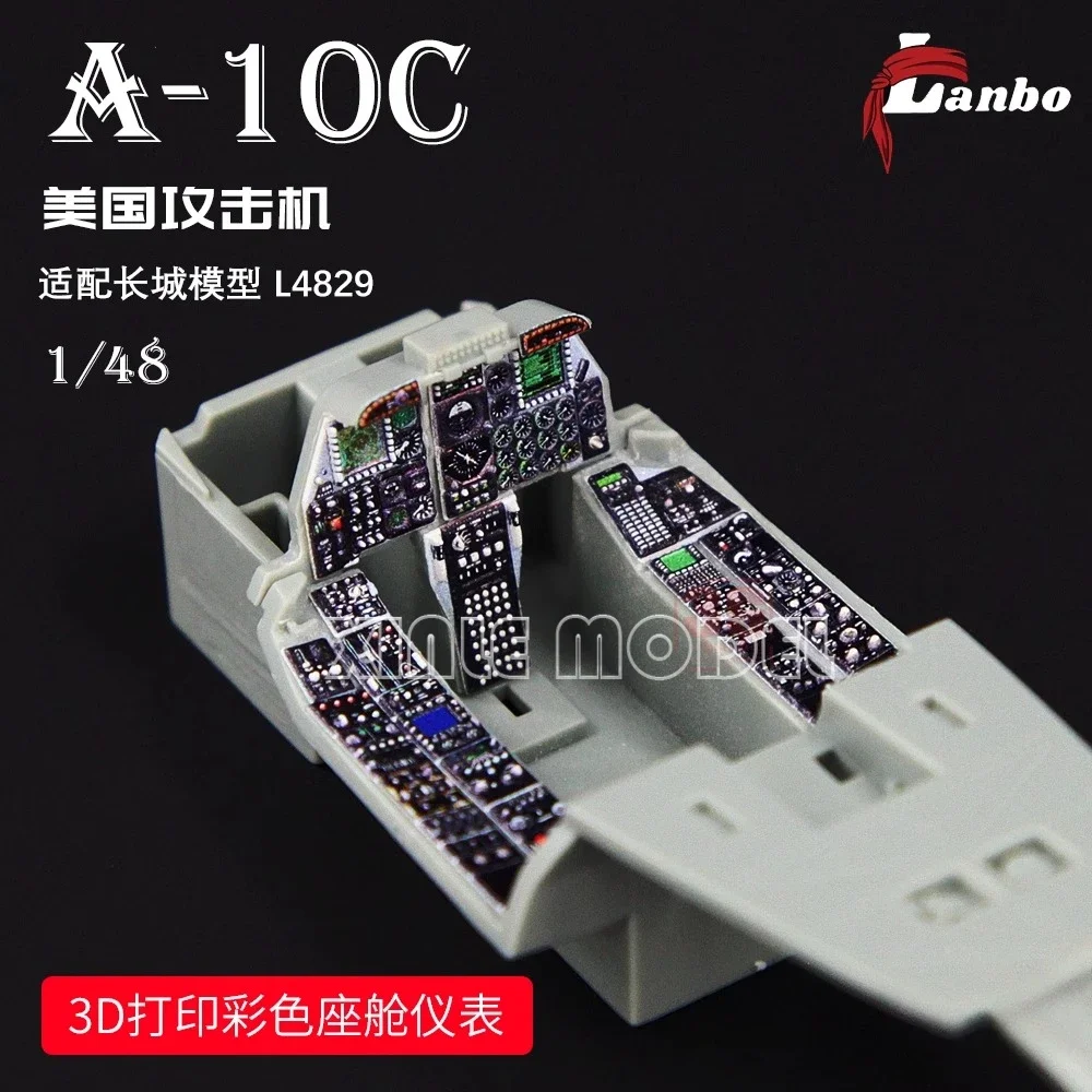 Lanbo 3D Color Cockpit Instrument 48124 A-10C Attack Aircraft, для Great Wall L4829 Model Kit 1/48
Lanbo 3D Color Cockpit Instrument 48124 A-10C Attack Aircraft, для Great Wall L4829 Model Kit 1/48