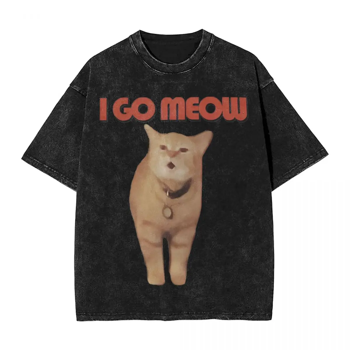 I Go Meow Washed T Shirts Streetwear Hip Hop Casual T-Shirt Tees Tops Men Women Short Sleeve Harajuku Summer
I Go Meow Washed T Shirts Streetwear Hip Hop Casual T-Shirt Tees Tops Men Women Short Sleeve Harajuku Summer