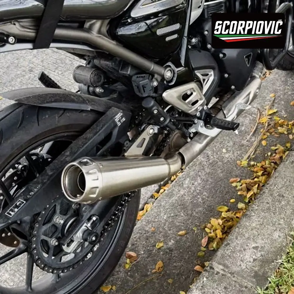 The exhaust middle and tail section of the motorcycle system is suitable for SCRAMBLER 400X SPEED 400 (2024-2026) Slip On
The exhaust middle and tail section of the motorcycle system is suitable for SCRAMBLER 400X SPEED 400 (2024-2026) Slip On