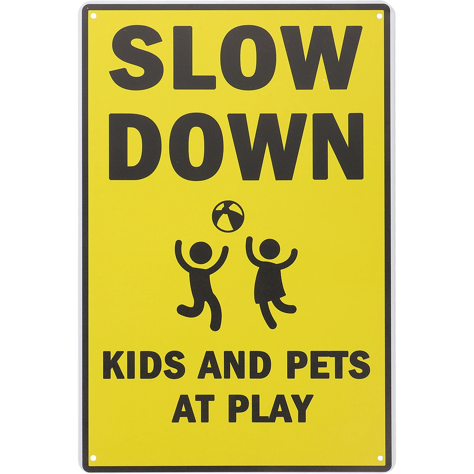 Safety Signs Iron Slow Down Kids Playing Traffic Street Road Warning Caution Metal Solution Weather Resistant Graphics
Safety Signs Iron Slow Down Kids Playing Traffic Street Road Warning Caution Metal Solution Weather Resistant Graphics