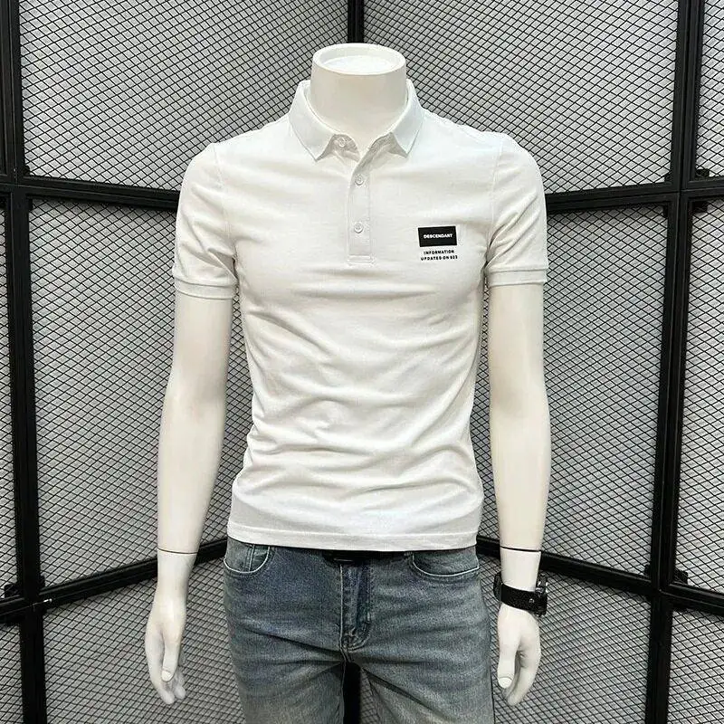 Summer New Style Pure Color Shirt Short Sleeve Pressed Glue Casual Turn-down Collar American Leisure Half Sleeve T-shirt
Summer New Style Pure Color Shirt Short Sleeve Pressed Glue Casual Turn-down Collar American Leisure Half Sleeve T-shirt