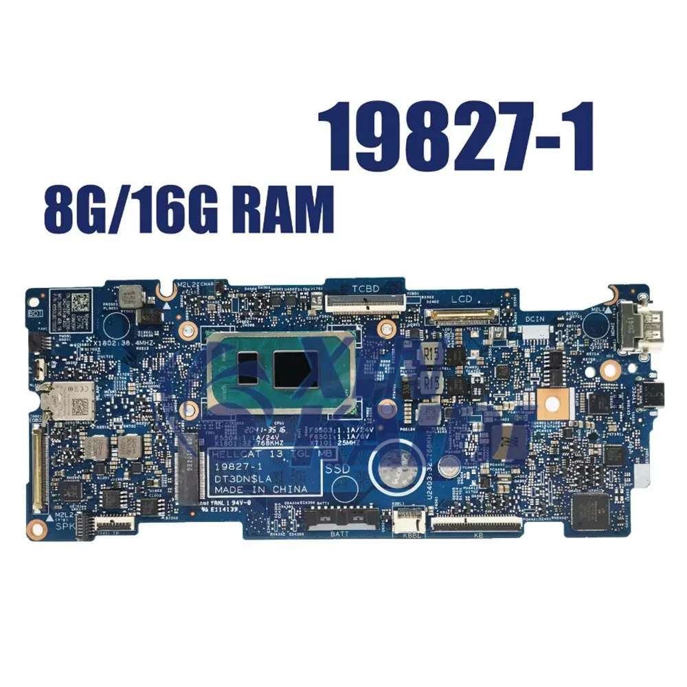 Материнская плата для ноутбука для Dell Inspiron 7306 19827-1 05X8YX 0GT06K 09M39P материнская плата для ноутбука с i5 i7-11th Gen CPU 8 Гб 16 Гб RAM
Материнская плата для ноутбука для Dell Inspiron 7306 19827-1 05X8YX 0GT06K 09M39P материнская плата для ноутбука с i5 i7-11th Gen CPU 8 Гб 16 Гб RAM