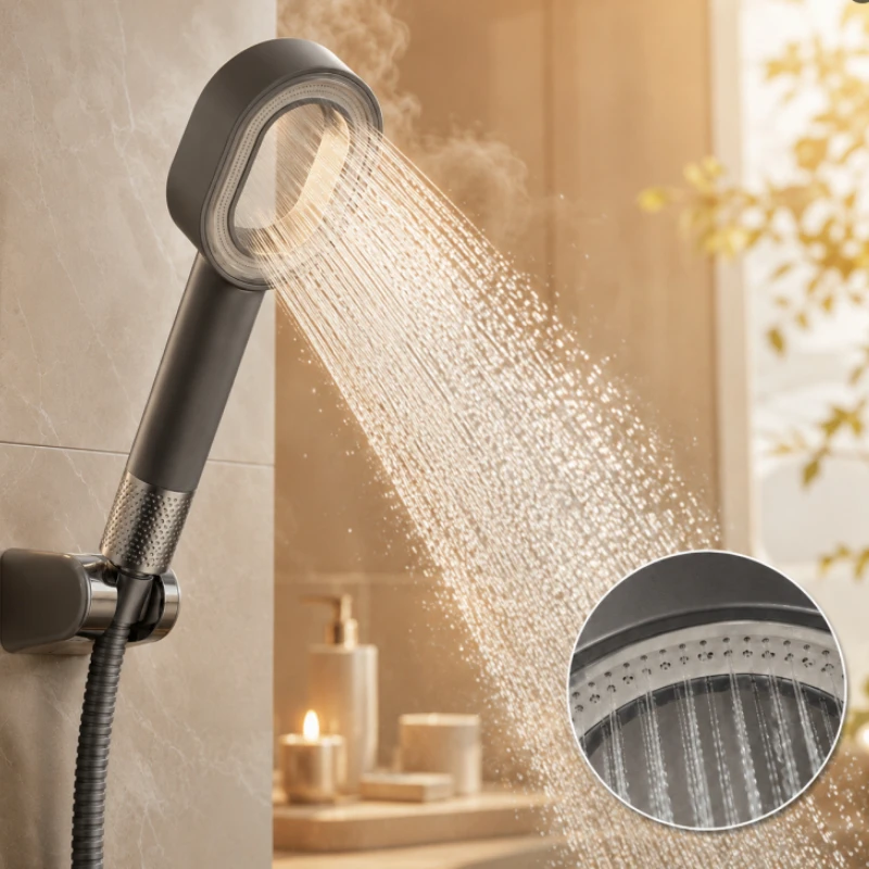 Water-Saving Shower Head with Filter Function, High Pressure Spray, Ideal Bathroom Gear for Purifying Shower Water
Water-Saving Shower Head with Filter Function, High Pressure Spray, Ideal Bathroom Gear for Purifying Shower Water