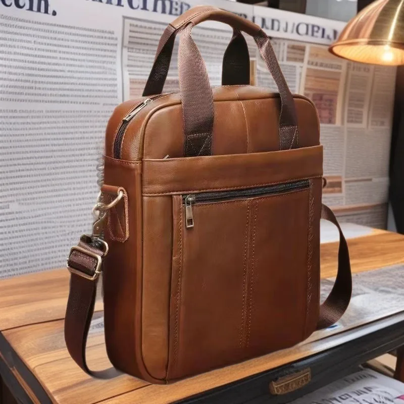 Men's Shoulder Bags Genuine Leather Crossbody Messenger Bag for 13.3 Inch Laptop Briefcase Leather Man Handbags
Men's Shoulder Bags Genuine Leather Crossbody Messenger Bag for 13.3 Inch Laptop Briefcase Leather Man Handbags