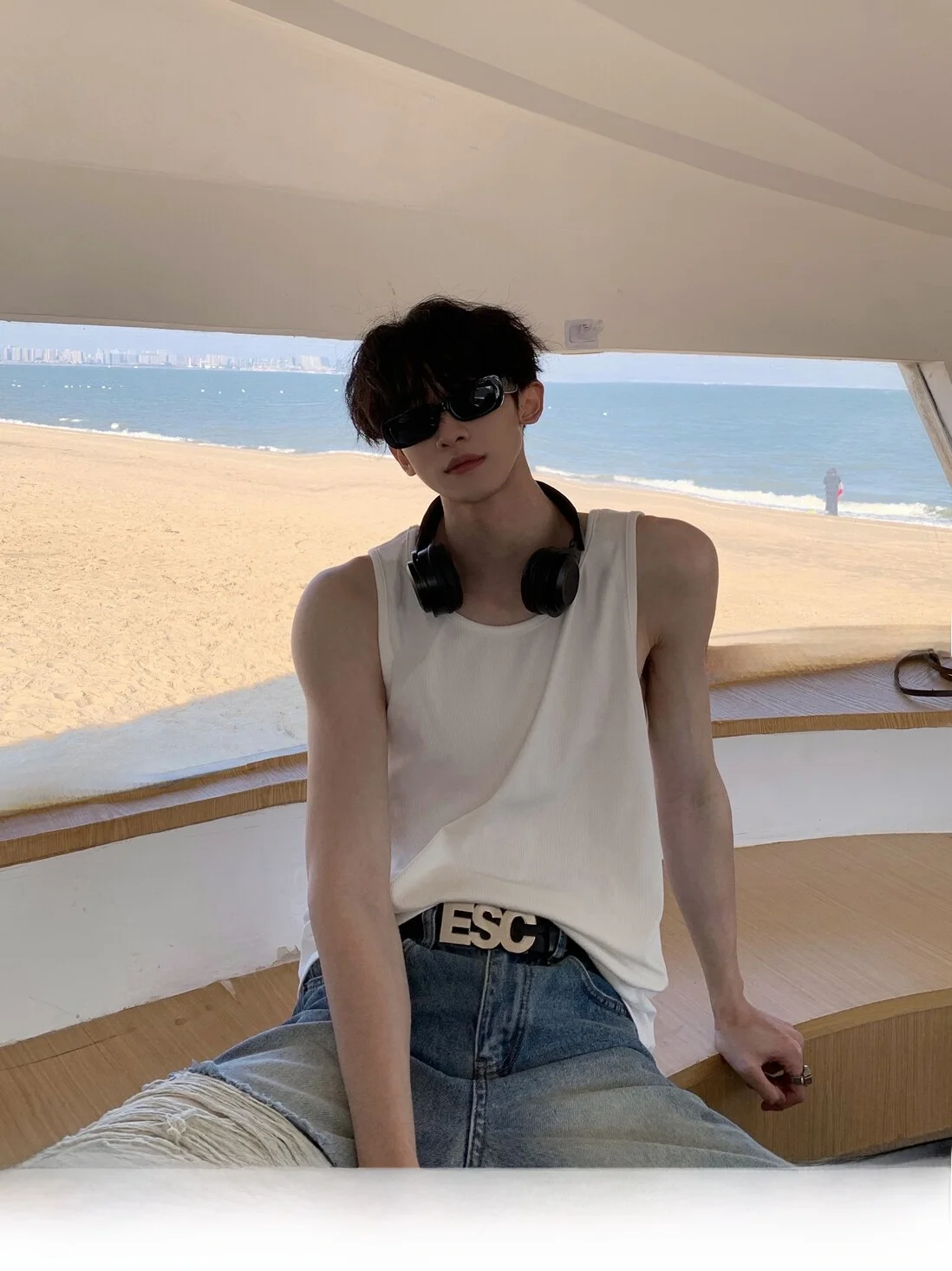 Autumn Mountain Fashion Texture Men's Loose Sleeveless Sport Vest Pure Color Summer Casual T-Shirt Style round Neck Design
Autumn Mountain Fashion Texture Men's Loose Sleeveless Sport Vest Pure Color Summer Casual T-Shirt Style round Neck Design