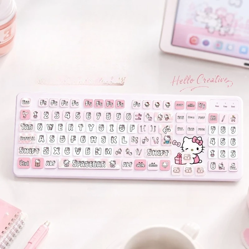 New Kt Kawaii Anime Cartoon Keyboard Office Mute Fashion Girly Heart Cute Good Looks Wireless Office Advanced Birthday Present
New Kt Kawaii Anime Cartoon Keyboard Office Mute Fashion Girly Heart Cute Good Looks Wireless Office Advanced Birthday Present