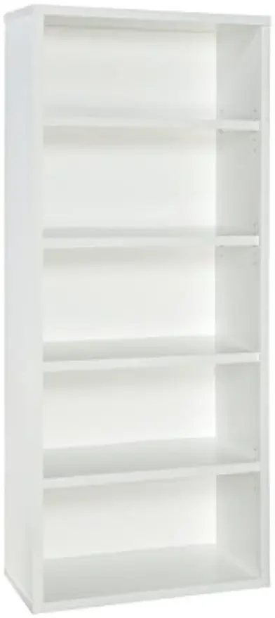 ClosetMaid Bookshelf, Adjustable Shelves, Tall Bookcase Sturdy Wood Closed Back Panel, White Finish
ClosetMaid Bookshelf, Adjustable Shelves, Tall Bookcase Sturdy Wood Closed Back Panel, White Finish