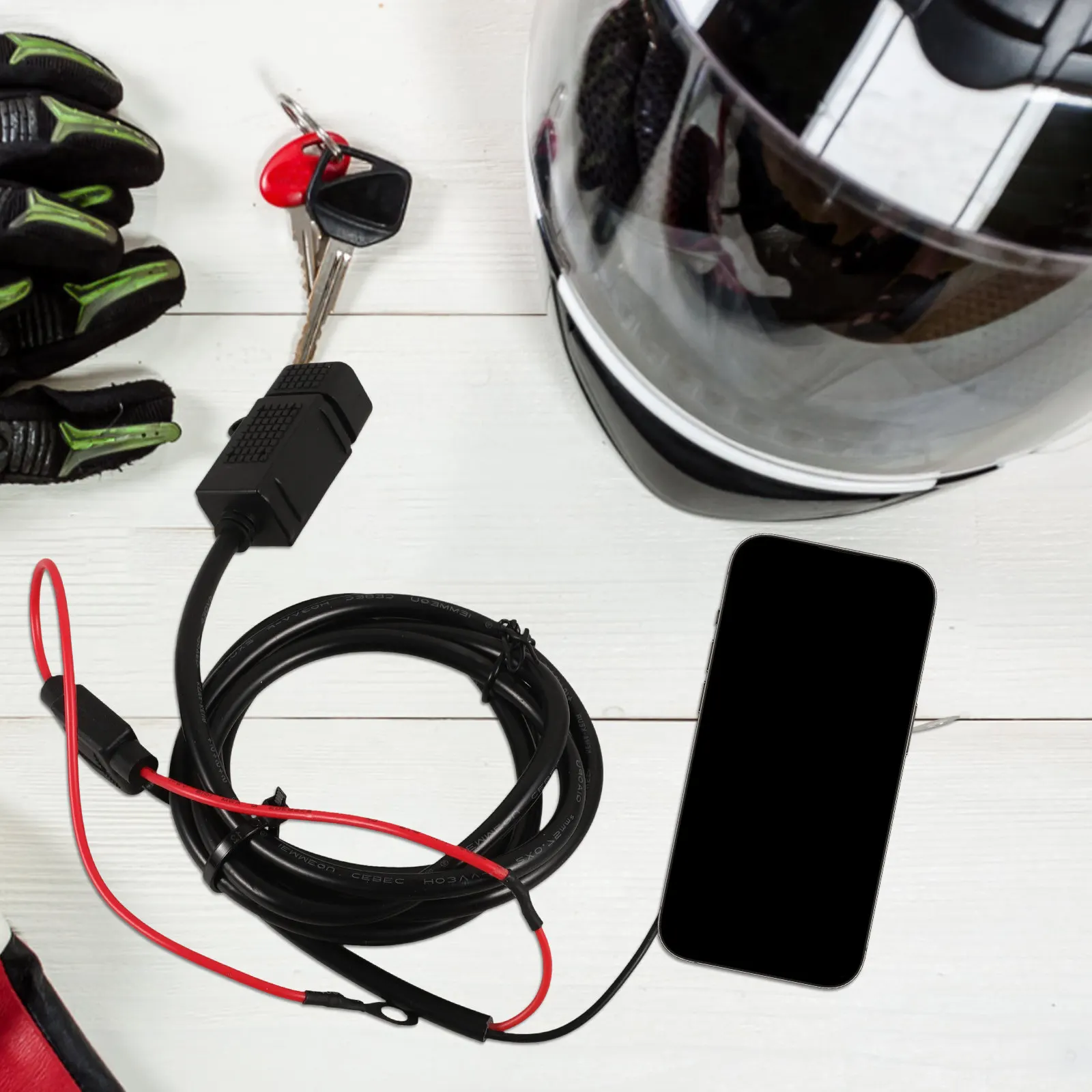 1 set 1 Set Motorcycle Usb Charger With Protective Cover For Phone Charging On Scooter Motorbike Accessories Fuse Safety Design
1 set 1 Set Motorcycle Usb Charger With Protective Cover For Phone Charging On Scooter Motorbike Accessories Fuse Safety Design