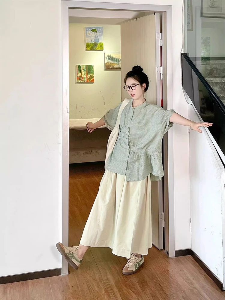 Повседневный женский свободный крой, летний модный клетчатый круглый топ Ne, асимметричный винтажный клетчатый круглый топ Lazy Sle...
Повседневный женский свободный крой, летний модный клетчатый круглый топ Ne, асимметричный винтажный клетчатый круглый топ Lazy Sle...