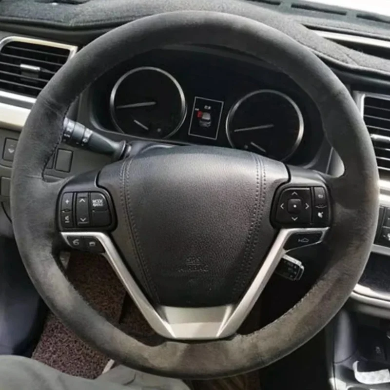Замшевая оплетка для Toyota Highlander 2014-2019 Sienna 2015-2019, автомобильная оплетка рулевого колеса, автомобильные аксессуары
Замшевая оплетка для Toyota Highlander 2014-2019 Sienna 2015-2019, автомобильная оплетка рулевого колеса, автомобильные аксессуары