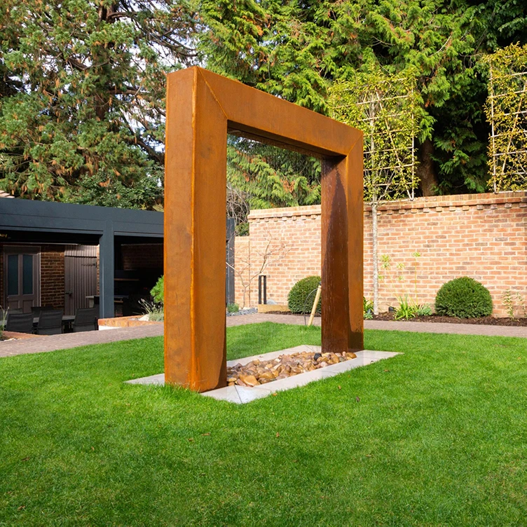 Garden Decorative Corten Steel Water Landscape Outdoor Large Water Fountain
Garden Decorative Corten Steel Water Landscape Outdoor Large Water Fountain