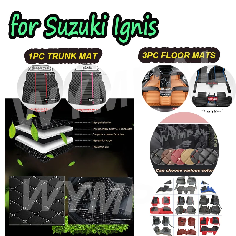 LUXURY Car Floor Mats For Suzuki Ignis 2022 2021 2020 2019 2018 2017 Carpets Custom Styling Accessories
LUXURY Car Floor Mats For Suzuki Ignis 2022 2021 2020 2019 2018 2017 Carpets Custom Styling Accessories