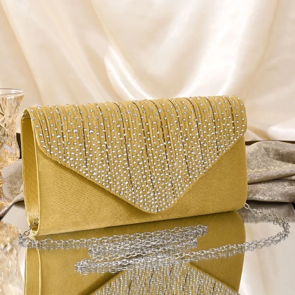 Lightweight Rhinestone Party Banquet Bag Large Capacity Single Shoulder Crossbody Bag Chain Squere Women Evening Handbag Storage
Lightweight Rhinestone Party Banquet Bag Large Capacity Single Shoulder Crossbody Bag Chain Squere Women Evening Handbag Storage