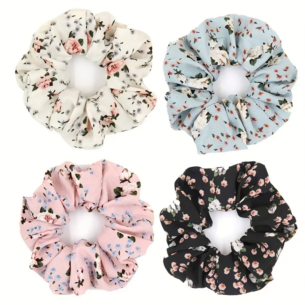 4pcs Sweet and Fresh Girl Simplified Korean Version Printed Chiffon Polka Dot Floral Print Large Circle Thick Headband
4pcs Sweet and Fresh Girl Simplified Korean Version Printed Chiffon Polka Dot Floral Print Large Circle Thick Headband