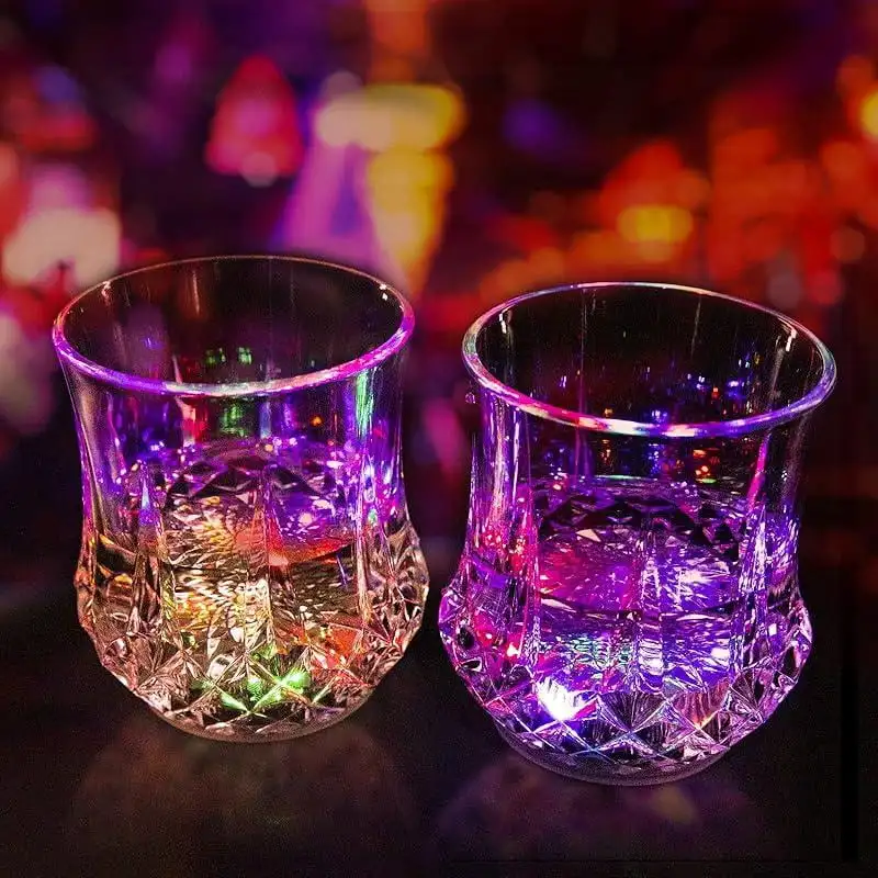 2 Packs Flash Light Up Cups Liquid Activated Multicolor LED Glasses Fun Light Up Drinking Shot Glasses,Glowing Wine Glasses Led Flashing Cups,Favors Adults Shot Cups for Party,Bar,Disco
2 Packs Flash Light Up Cups Liquid Activated Multicolor LED Glasses Fun Light Up Drinking Shot Glasses,Glowing Wine Glasses Led Flashing Cups,Favors Adults Shot Cups for Party,Bar,Disco