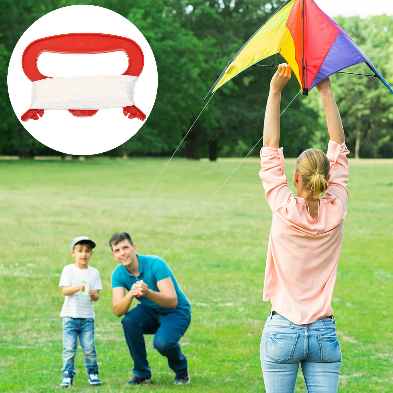 8pcs Portable Outdoor Spool Lightweight Durable Handheld Kite Reel With 100M String Easy Control Knot-Free Flying Tool Beach
8pcs Portable Outdoor Spool Lightweight Durable Handheld Kite Reel With 100M String Easy Control Knot-Free Flying Tool Beach