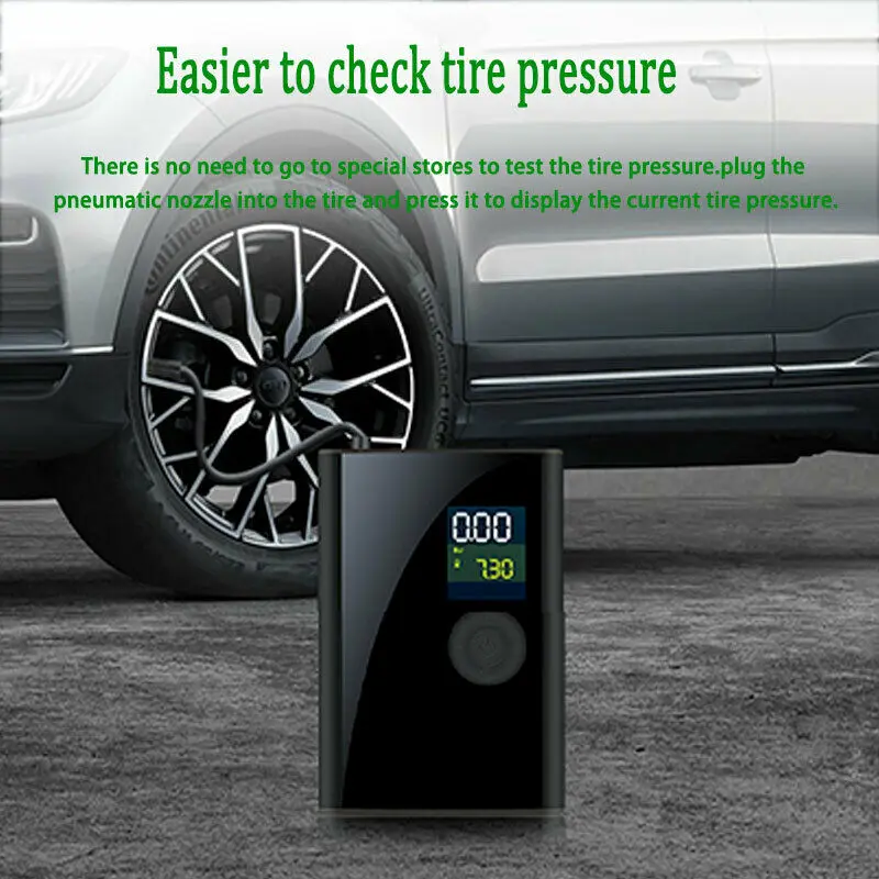 150 psi Air Injector Portable Car Wheels Electric Pump Cordless Automotive Tire Compressor Digital Vehicle Air Inflator 4000Am
150 psi Air Injector Portable Car Wheels Electric Pump Cordless Automotive Tire Compressor Digital Vehicle Air Inflator 4000Am