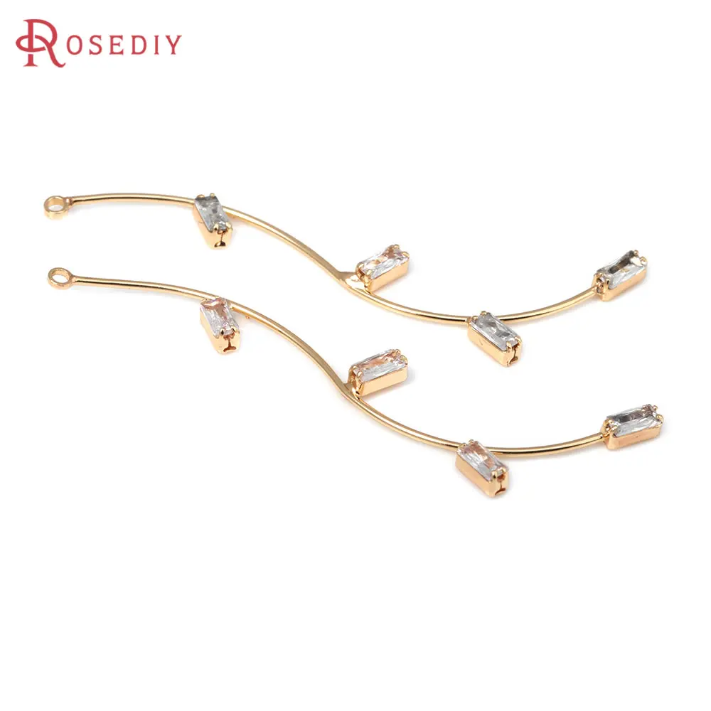 18K Gold Color Brass Tassel S Shape Rod Earrings Connect Charms Pendants High Quality Jewelry Making Supplies Diy Accessories
18K Gold Color Brass Tassel S Shape Rod Earrings Connect Charms Pendants High Quality Jewelry Making Supplies Diy Accessories