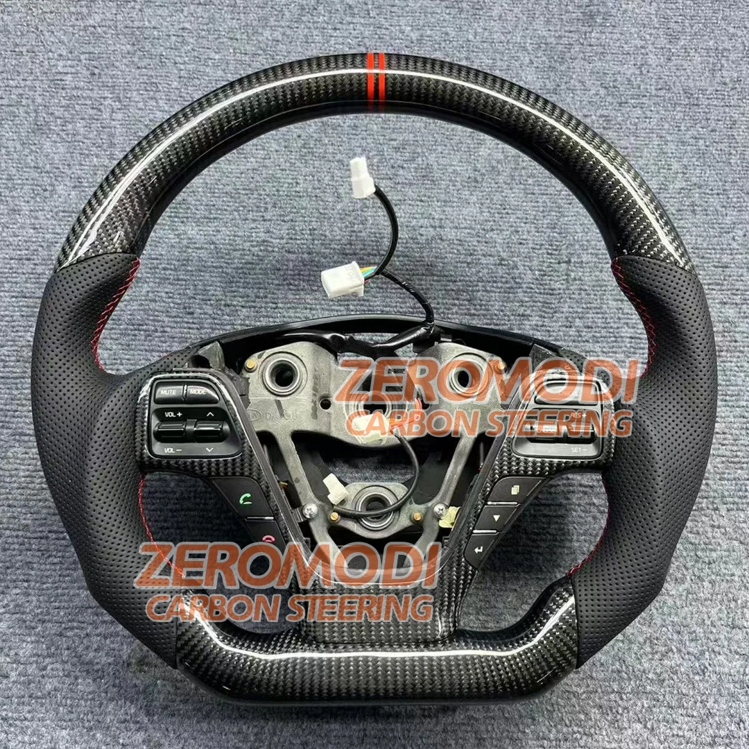 Replacement Flat Bottom Real Carbon Fiber Steering Wheel for KIA K2 K3 K3S 2015-2017 with Perforated Leather
Replacement Flat Bottom Real Carbon Fiber Steering Wheel for KIA K2 K3 K3S 2015-2017 with Perforated Leather