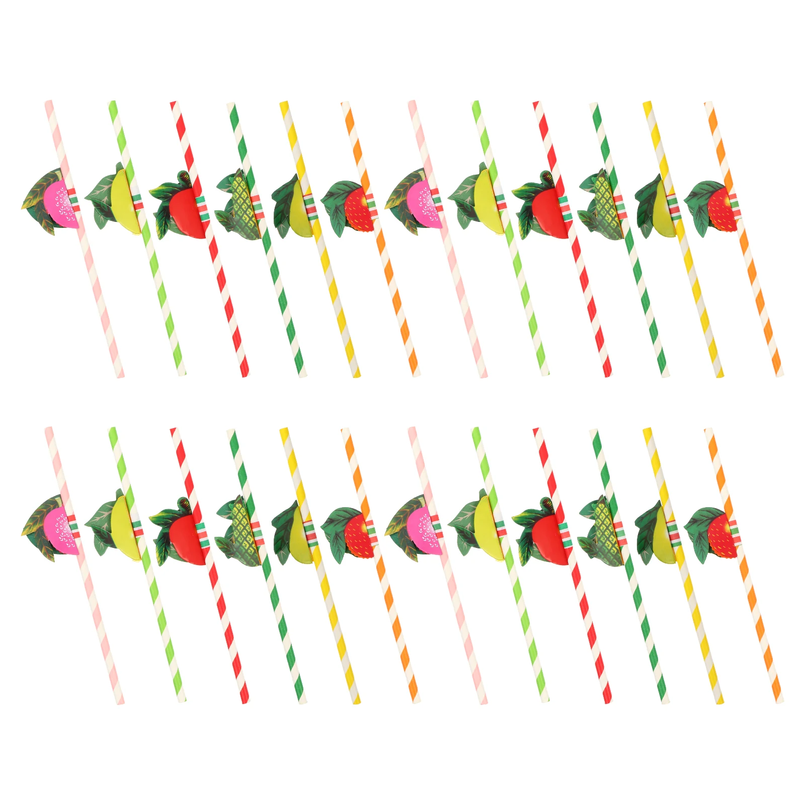 50 Pcs Fruit Shaped Paper Straws for Parties Picnics Barbecues Hawaii Theme Disposable Cocktail Drinking Straw Set
50 Pcs Fruit Shaped Paper Straws for Parties Picnics Barbecues Hawaii Theme Disposable Cocktail Drinking Straw Set