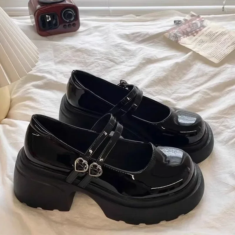 Women's Autumn New Style High Heel Boots with One-Piece Strap Cute Student Mary Jane Shoes Comfortable Polyester Material Mujer
Women's Autumn New Style High Heel Boots with One-Piece Strap Cute Student Mary Jane Shoes Comfortable Polyester Material Mujer