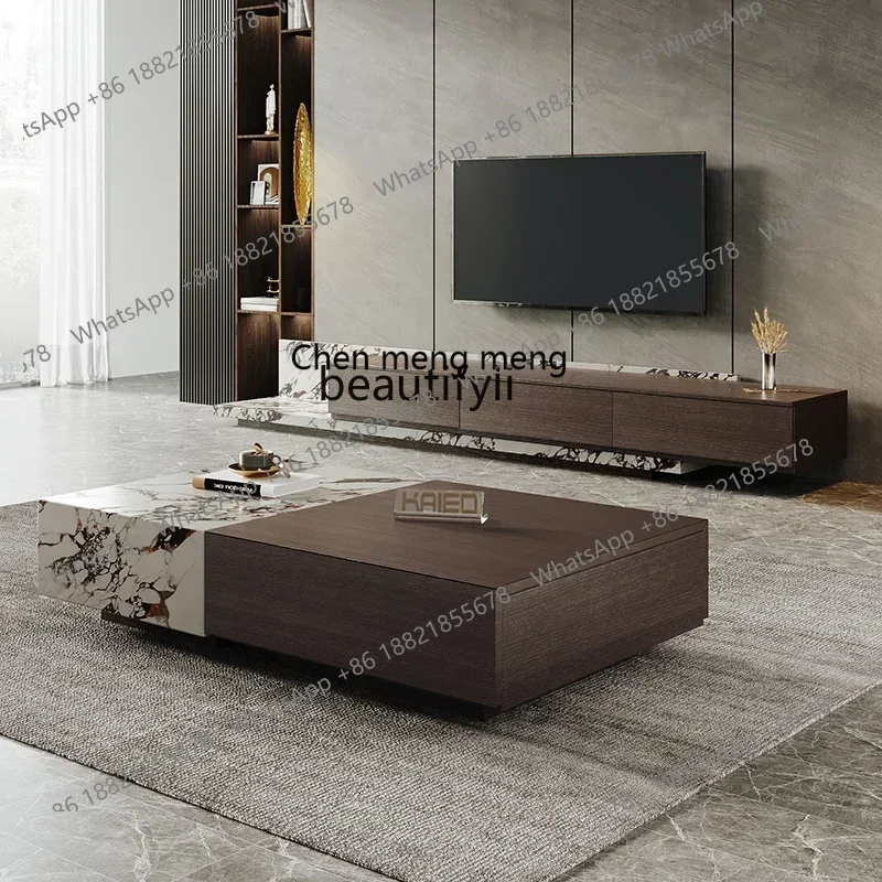 182Q Wabi Sand Wind Living Room Coffee Table TV Cabinet Combination Light Luxury Slate Floor Cabinet Luxury Living Room Furnitur
182Q Wabi Sand Wind Living Room Coffee Table TV Cabinet Combination Light Luxury Slate Floor Cabinet Luxury Living Room Furnitur