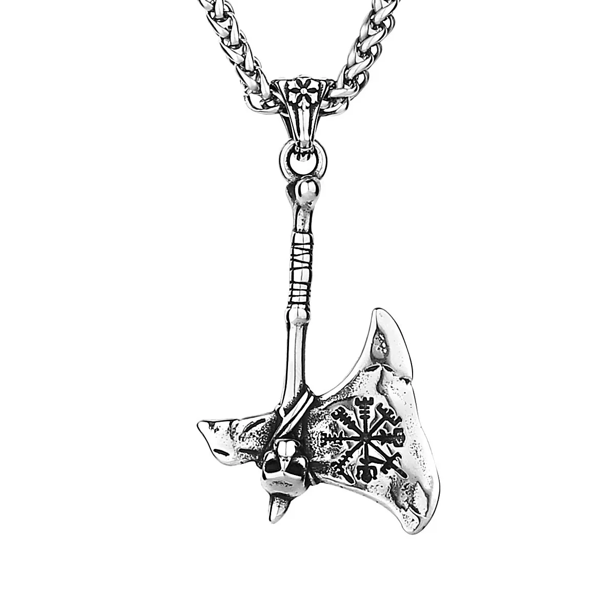 Viking Celtic Skull Tomahawk Men's Dominant Fashion Stainless Steel Pendant Necklace
Viking Celtic Skull Tomahawk Men's Dominant Fashion Stainless Steel Pendant Necklace