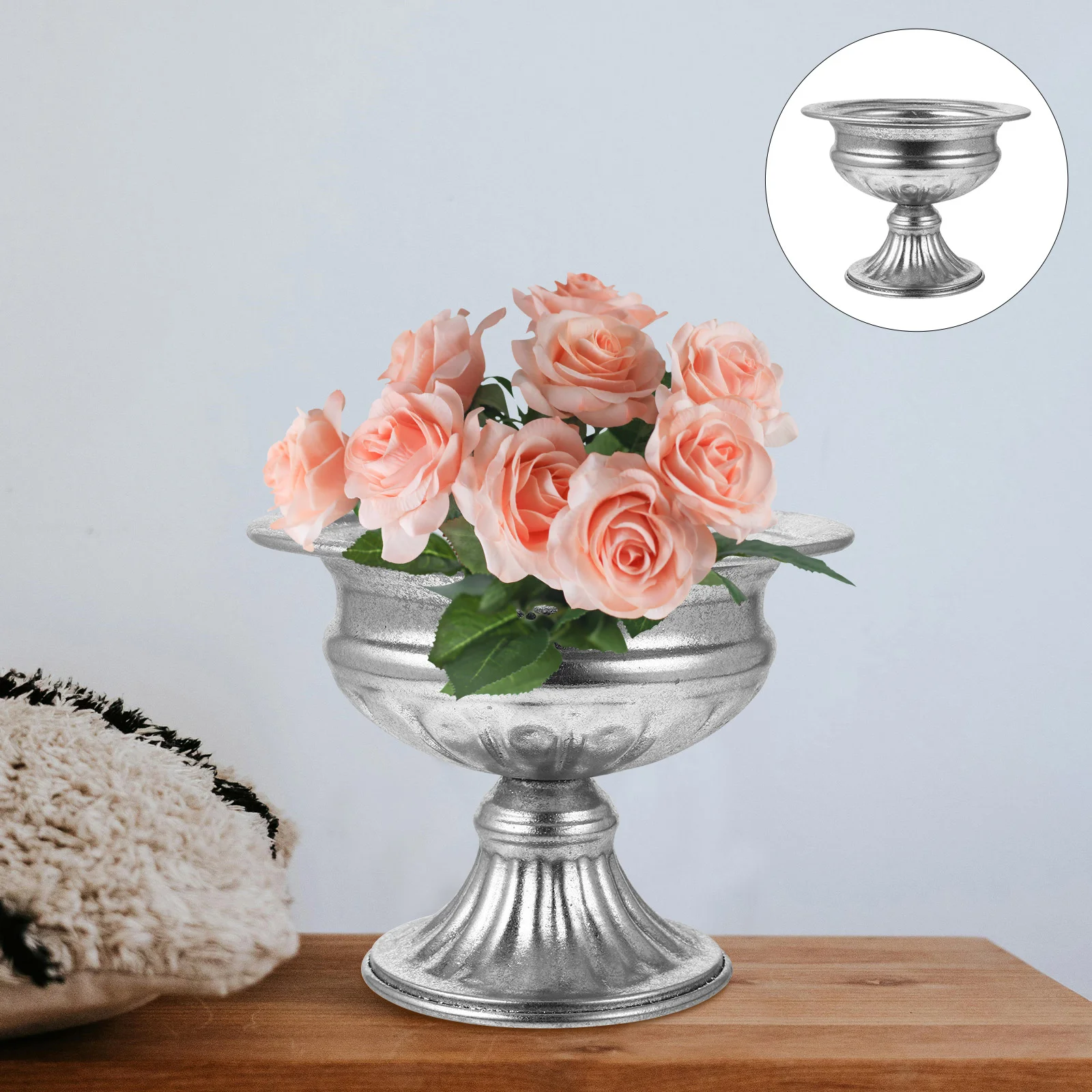 Iron Tall Flowerpot Metal Retro Vase European and American Style Planter Wedding Party Supply
Iron Tall Flowerpot Metal Retro Vase European and American Style Planter Wedding Party Supply
