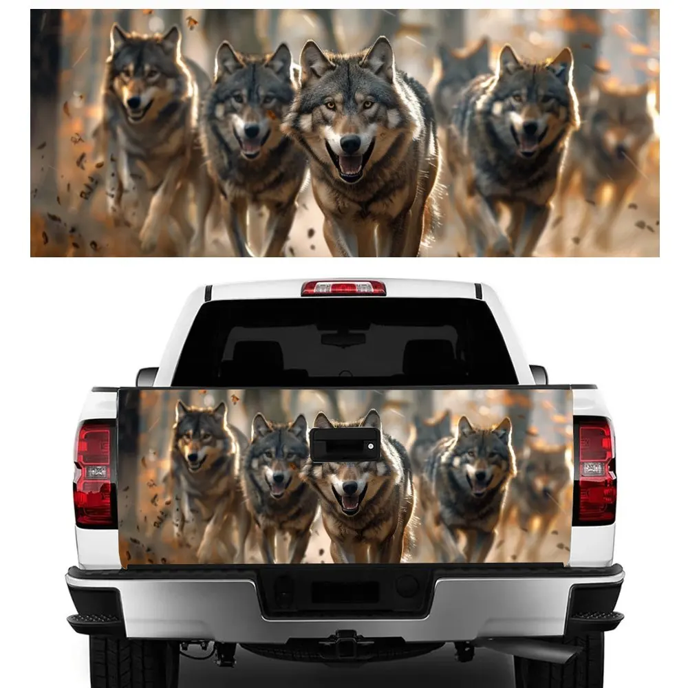 Wolf Pack Chasing in The Forest Автомобильный хвост багажника Защитная виниловая наклейка Автоаксессуары Украшение капота Наклейка для внедорожного пикапа
Wolf Pack Chasing in The Forest Автомобильный хвост багажника Защитная виниловая наклейка Автоаксессуары Украшение капота Наклейка для внедорожного пикапа