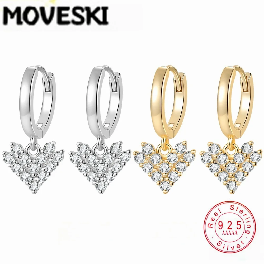 Dainty 925 Sterling Silver Heart-shaped Moissanite Drop Huggie Hoops Earrings, Hypoallergenic Daily Wear Jewelry for Women
Dainty 925 Sterling Silver Heart-shaped Moissanite Drop Huggie Hoops Earrings, Hypoallergenic Daily Wear Jewelry for Women