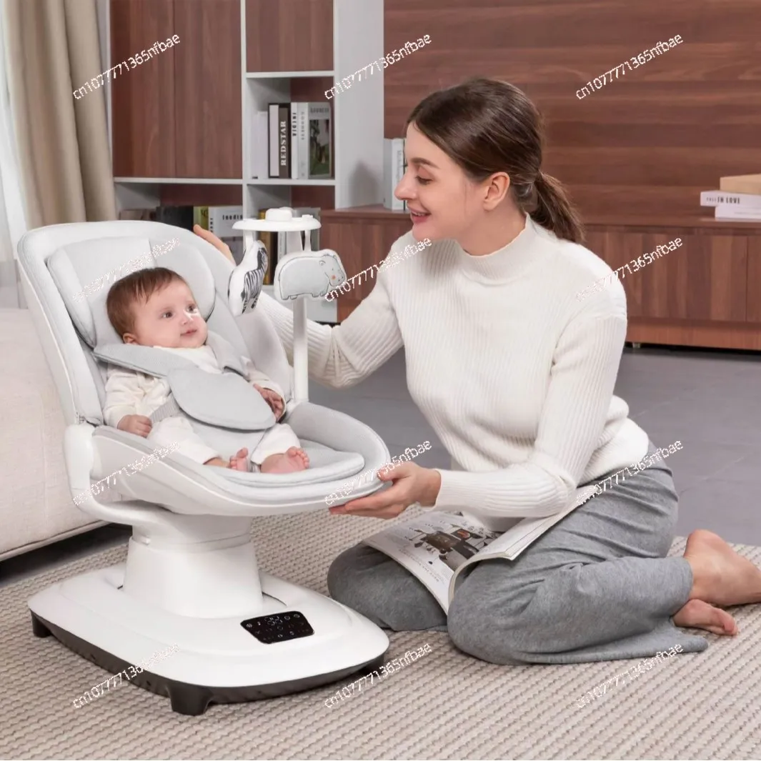 Electric Baby Swing with Adjustable Rocker, Bluetooth & Music, Auto Soothing Infant Rocking Chair
Electric Baby Swing with Adjustable Rocker, Bluetooth & Music, Auto Soothing Infant Rocking Chair