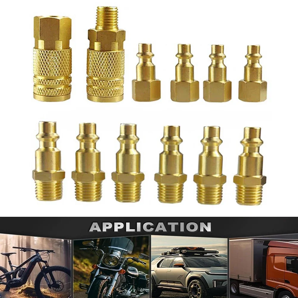Quick Connection Solutions Complete 12 Piece For Air Tool Fitting Set Perfectly Suited for Any Automotive or Garage Application
Quick Connection Solutions Complete 12 Piece For Air Tool Fitting Set Perfectly Suited for Any Automotive or Garage Application