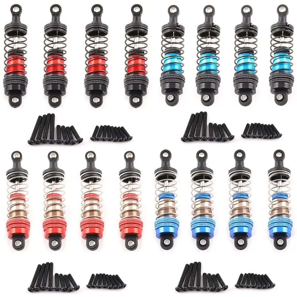 4Pcs Metal Front And Rear Shock Absorber For Wltoys 144001 144010 124007 124016 124017 124019 RC Car Upgrade Parts
4Pcs Metal Front And Rear Shock Absorber For Wltoys 144001 144010 124007 124016 124017 124019 RC Car Upgrade Parts