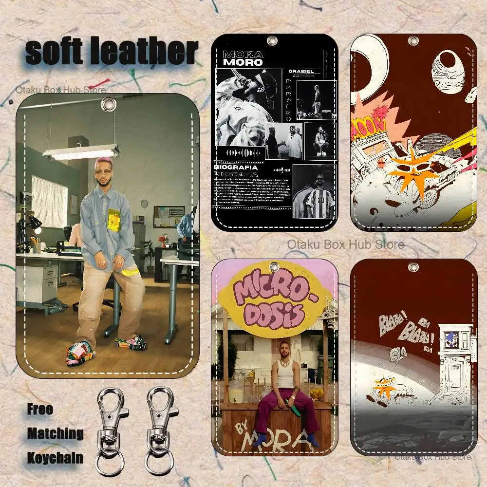 Cool M-Mora rapper Pattern 1Pc PU Leather Card Holder Keychain Key Ring Door Lock Access Tags ID Card Case Keychain Card
Cool M-Mora rapper Pattern 1Pc PU Leather Card Holder Keychain Key Ring Door Lock Access Tags ID Card Case Keychain Card