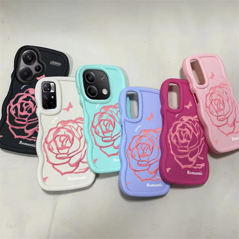 Pink Rose Flower Soft Macaron Wave Phone Case For Xiaomi Redmi A1 A2 A5 Plus + A3 11A 12 12C 13 13C 14C Note 11 14 14S Cover
Pink Rose Flower Soft Macaron Wave Phone Case For Xiaomi Redmi A1 A2 A5 Plus + A3 11A 12 12C 13 13C 14C Note 11 14 14S Cover