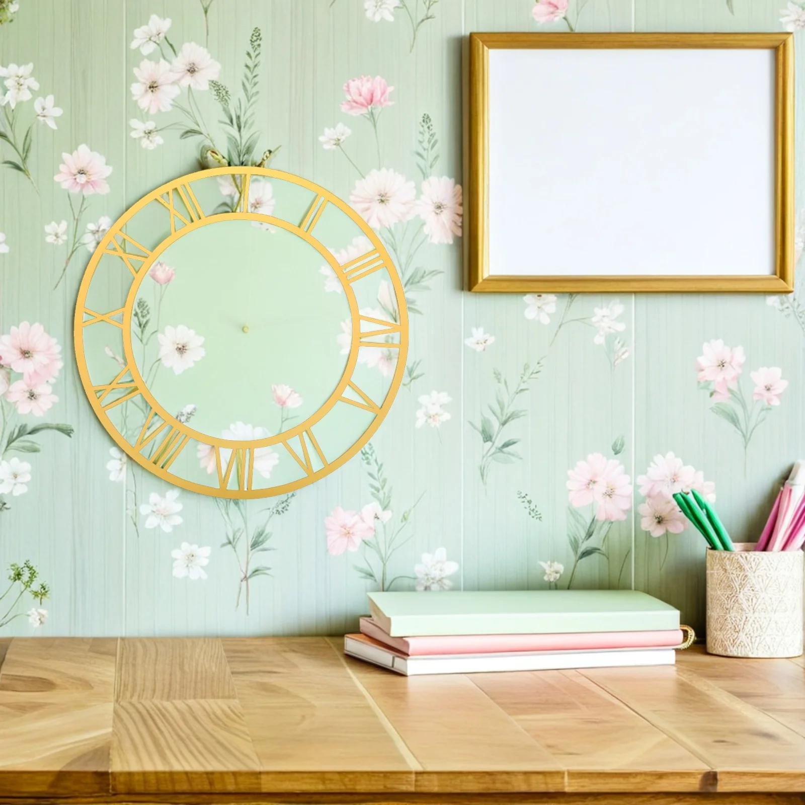 Decorative Wall Clock Sticker Frame Acrylic Mirror Dials Adhesive DIY Stickers Face Decoration
Decorative Wall Clock Sticker Frame Acrylic Mirror Dials Adhesive DIY Stickers Face Decoration