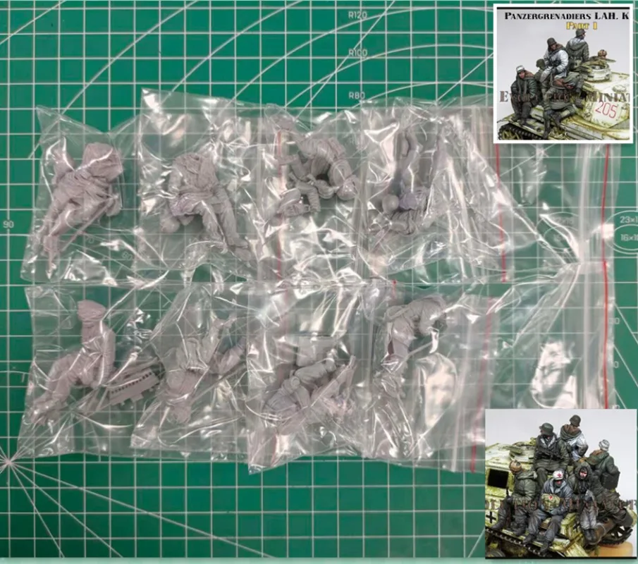 1/35 Scale Die Cast Resin Figure Assembled Model Kit Historical Infantry 8 Man Miniature Collector Unassembled Unpainted Diorama
1/35 Scale Die Cast Resin Figure Assembled Model Kit Historical Infantry 8 Man Miniature Collector Unassembled Unpainted Diorama