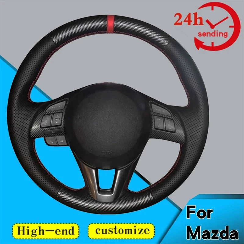 Оплетка рулевого колеса автомобиля на заказ, 100% подходит для Mazda 3 Axela Mazda 6 Atenza Mazda 2 CX-3 CX-5 Scion iA 2016, обертка для рулевого управления
Оплетка рулевого колеса автомобиля на заказ, 100% подходит для Mazda 3 Axela Mazda 6 Atenza Mazda 2 CX-3 CX-5 Scion iA 2016, обертка для рулевого управления